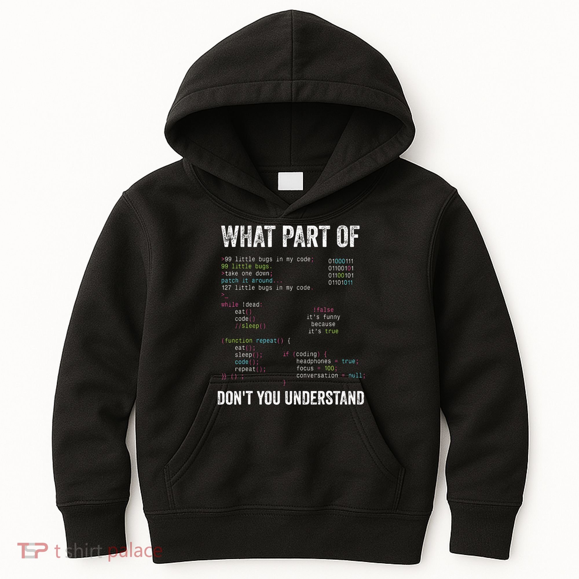 What Part Of Dont You Understand Computer Science Lovers Kids Hoodie