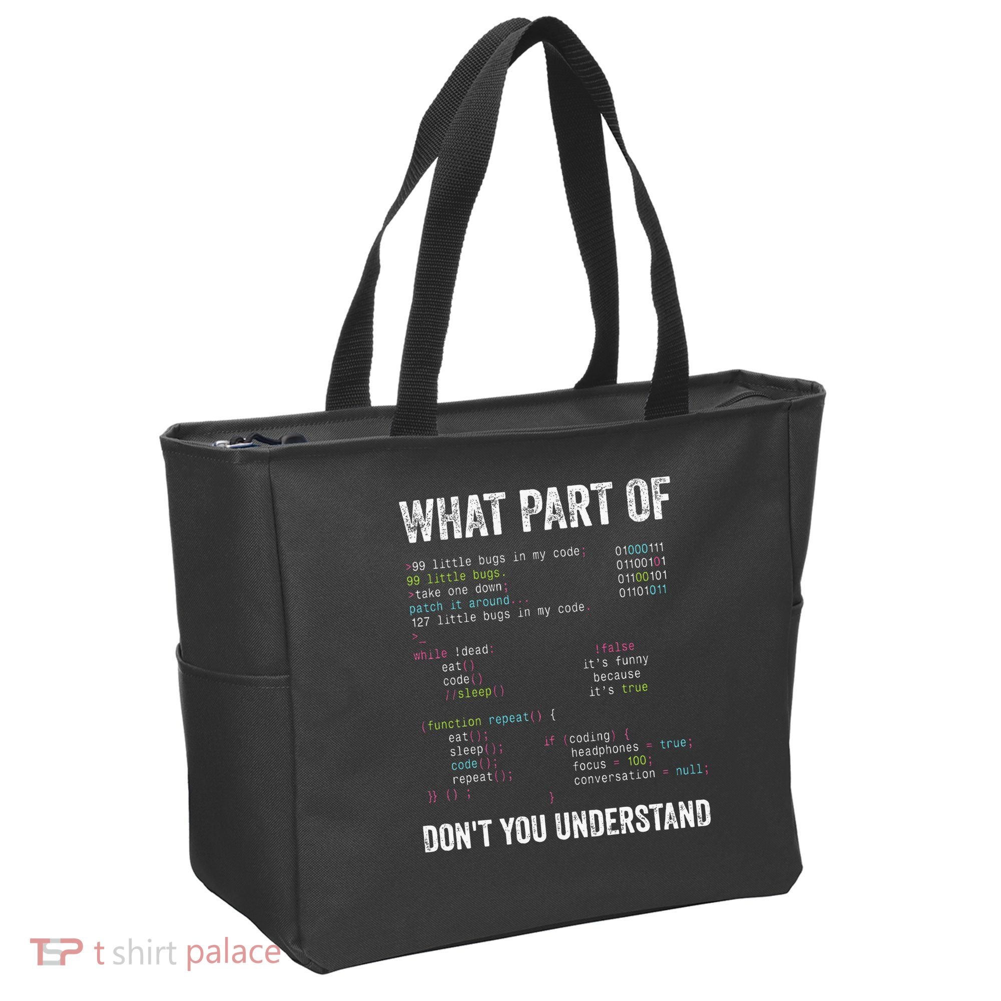 What Part Of Dont You Understand Computer Science Lovers Tote Bag
