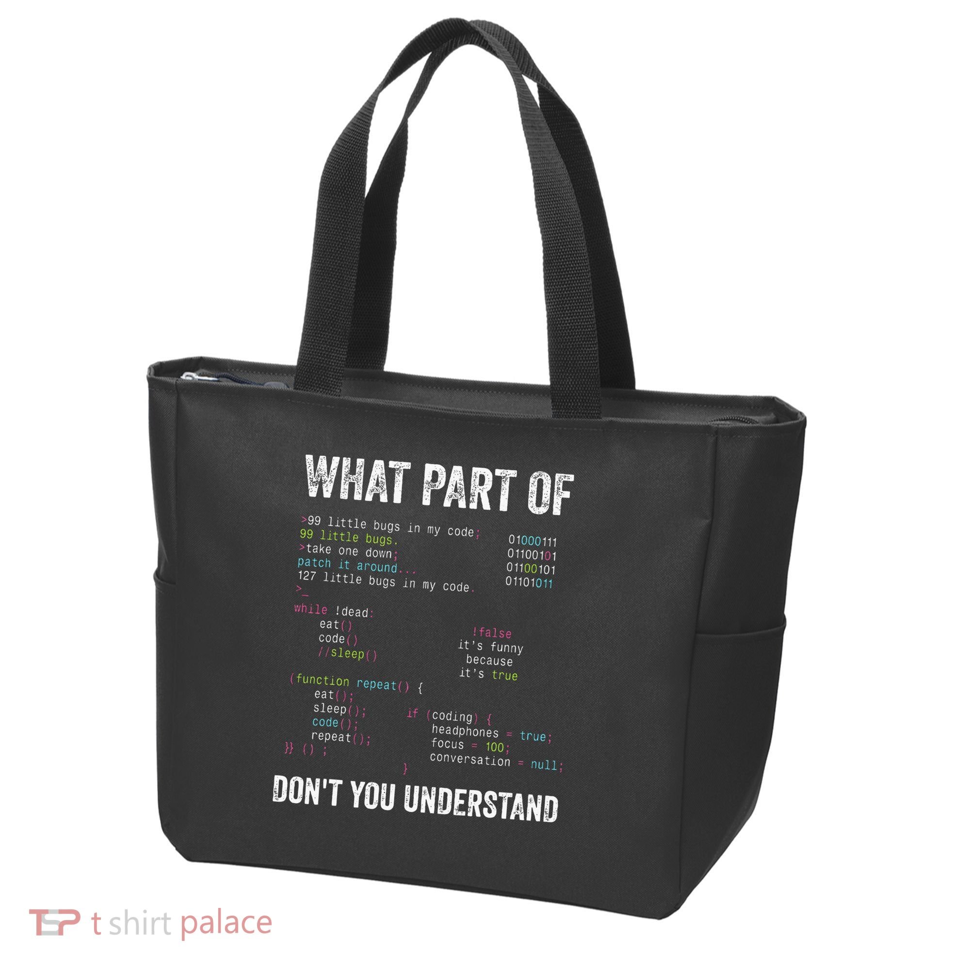 What Part Of Dont You Understand Computer Science Lovers Tote Bag