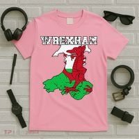 Wrexham Pride Of Wales Welsh Dragon Football Fan T-Shirt thumb 5