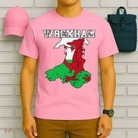 Wrexham Pride Of Wales Welsh Dragon Football Fan T-Shirt thumb 6