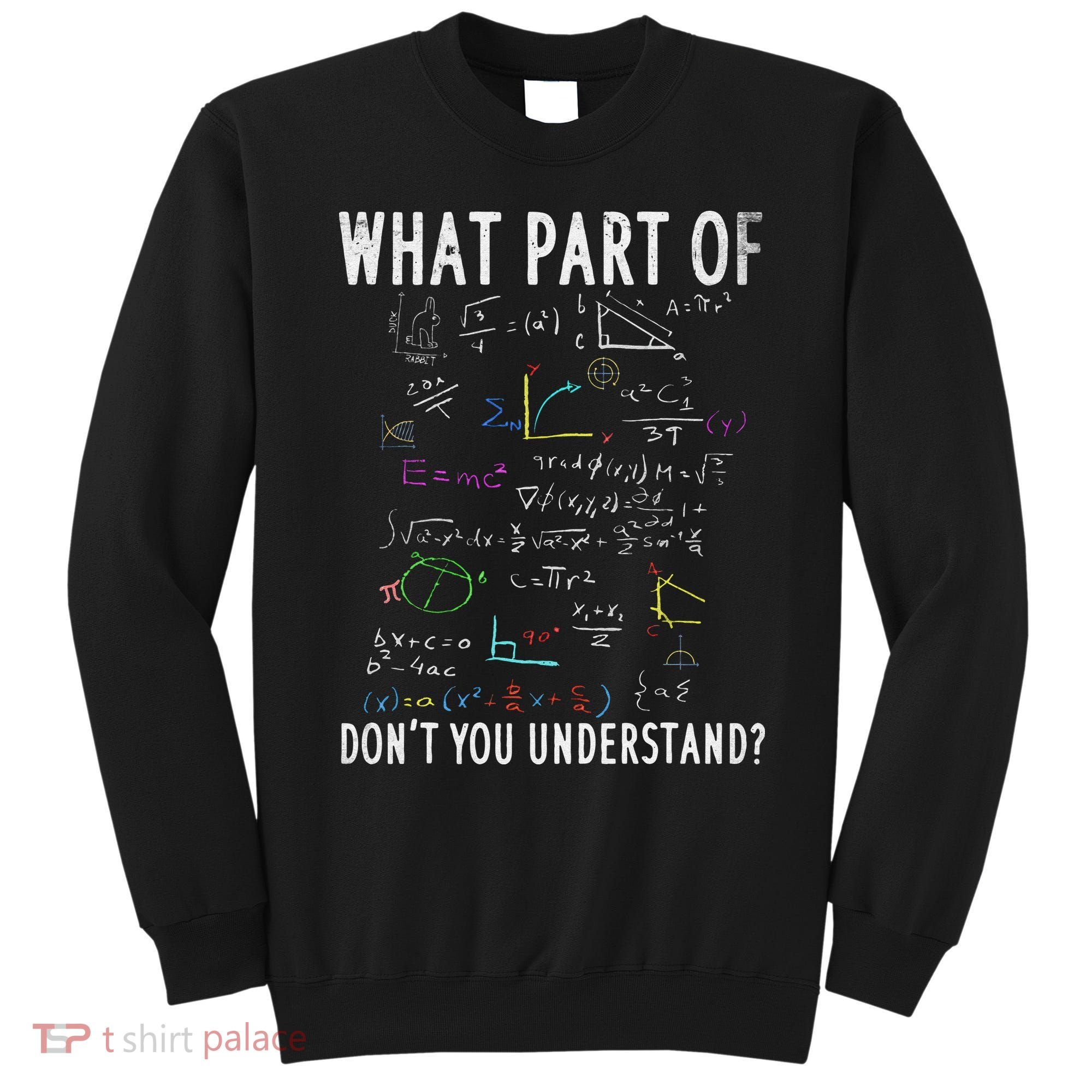 What part of don't you understand for math teacher Sweatshirt