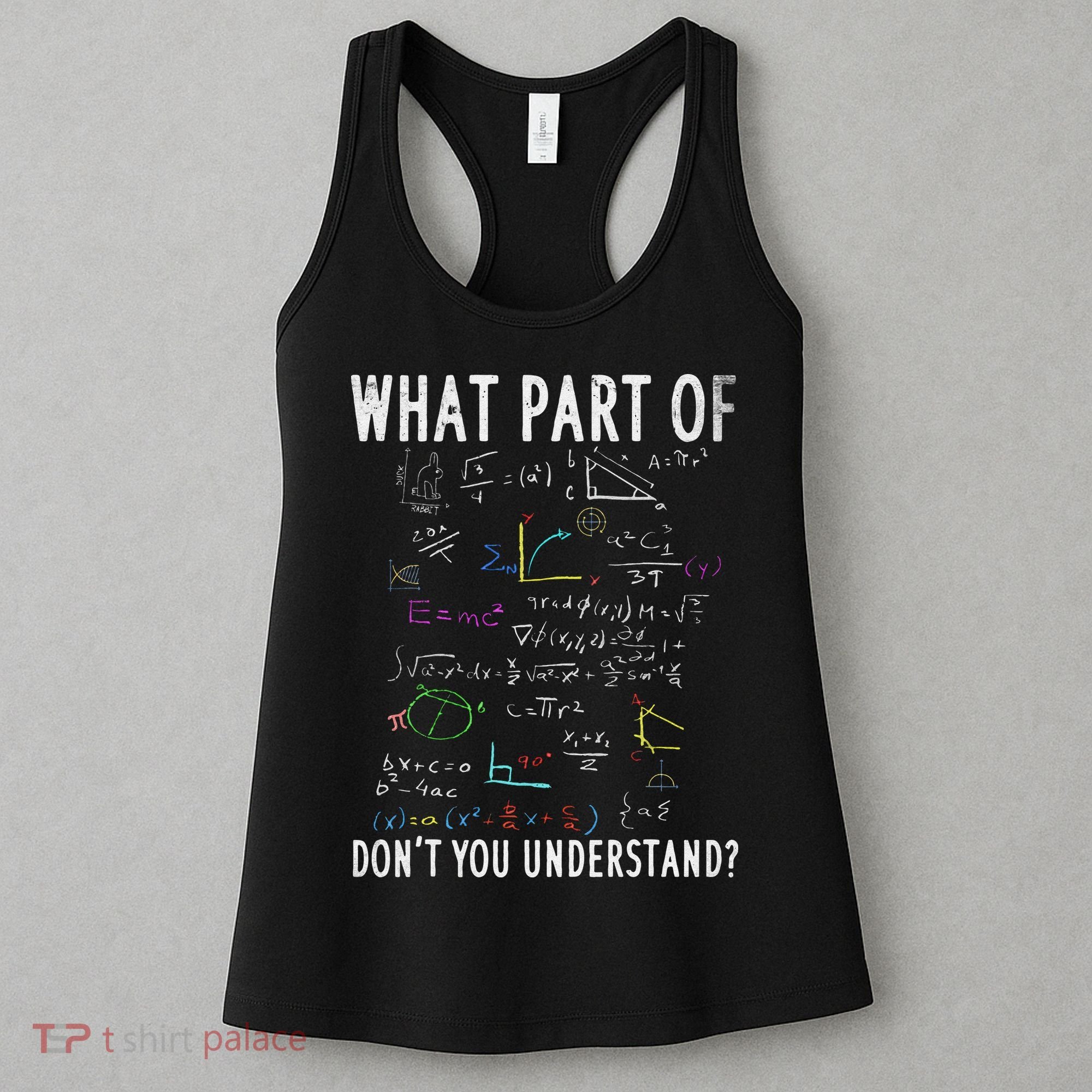 What part of don't you understand for math teacher Women's Tank Top