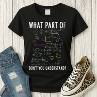 What part of don't you understand for math teacher Women's T-Shirt thumb 3