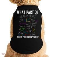 What Part Of Don't You Understand For Math Teacher Gift Doggie Tank thumb 0