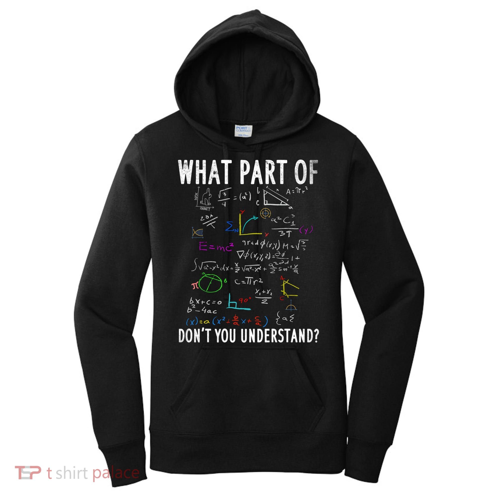 What Part Of Don't You Understand For Math Teacher Gift Women's Hoodie