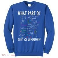 What Part Of Don't You Understand For Math Teacher Gift Sweatshirt thumb 0