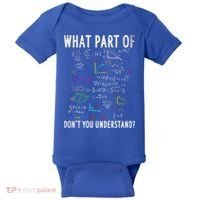What Part Of Don't You Understand For Math Teacher Gift Baby Bodysuit thumb 0