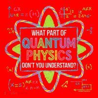 What Part Of Quantum Physics Funny Science Humor Santa Hat thumb 1