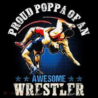 Wrestling Proud Poppa Of An Awesome Wrestler Backside Coffee Mug thumb 5