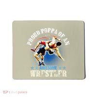 Wrestling Proud Poppa Of An Awesome Wrestler Backside Mousepad thumb 0