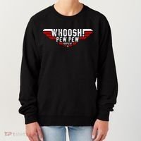 Whoosh! Pew Pew Funny Logo Women's Sweatshirt thumb 0
