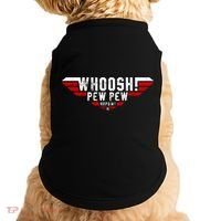 Whoosh! Pew Pew Funny Logo Doggie Tank thumb 0
