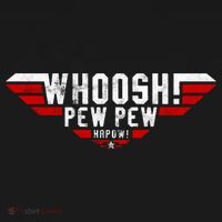Whoosh! Pew Pew Funny Logo Doggie Tank thumb 4