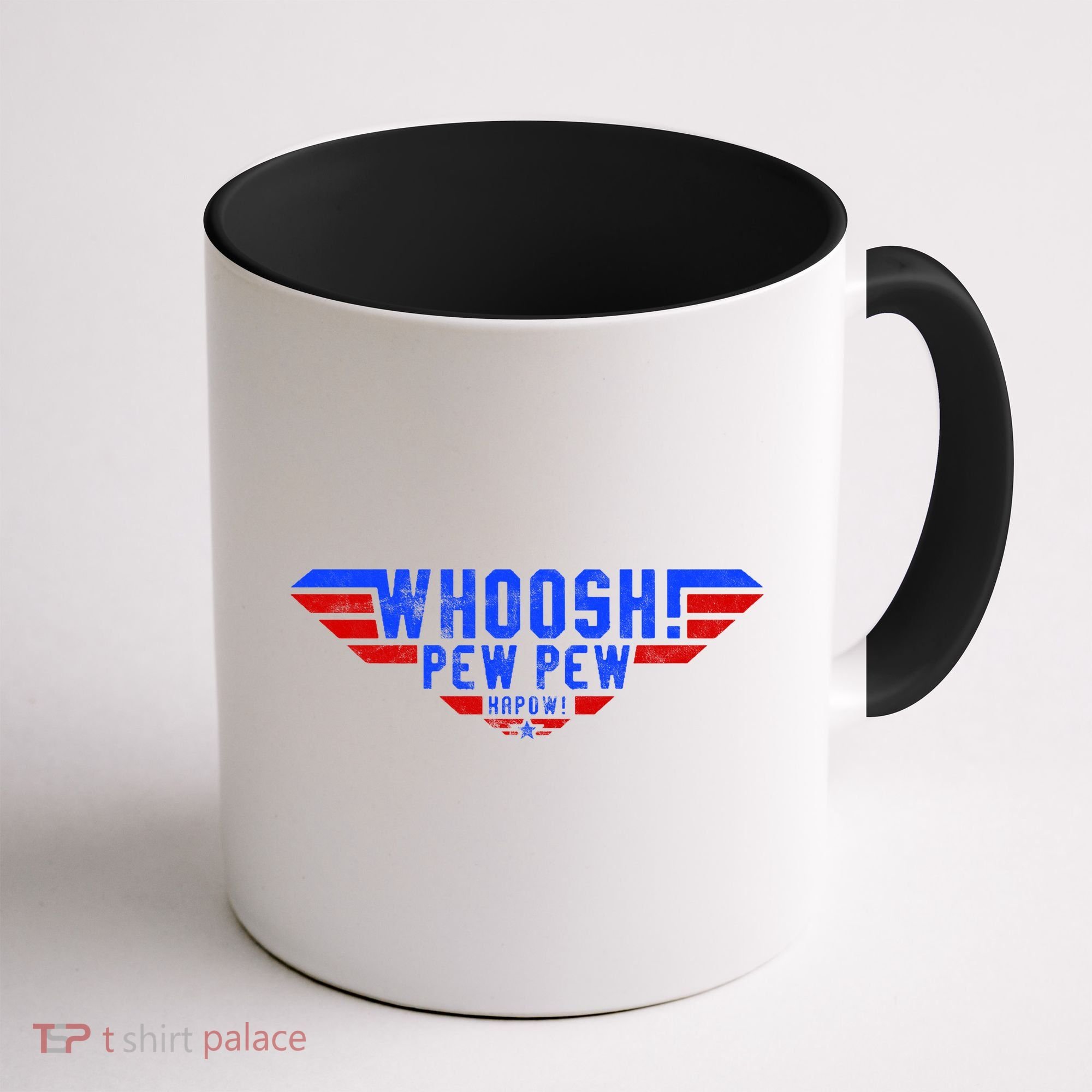 Whoosh! Pew Pew Funny Logo Coffee Mug