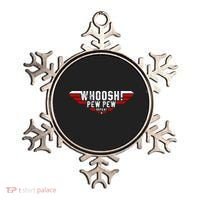 Whoosh! Pew Pew Funny Logo Ornament thumb 0