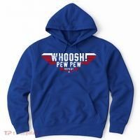 Whoosh! Pew Pew Funny Logo Hoodie thumb 0