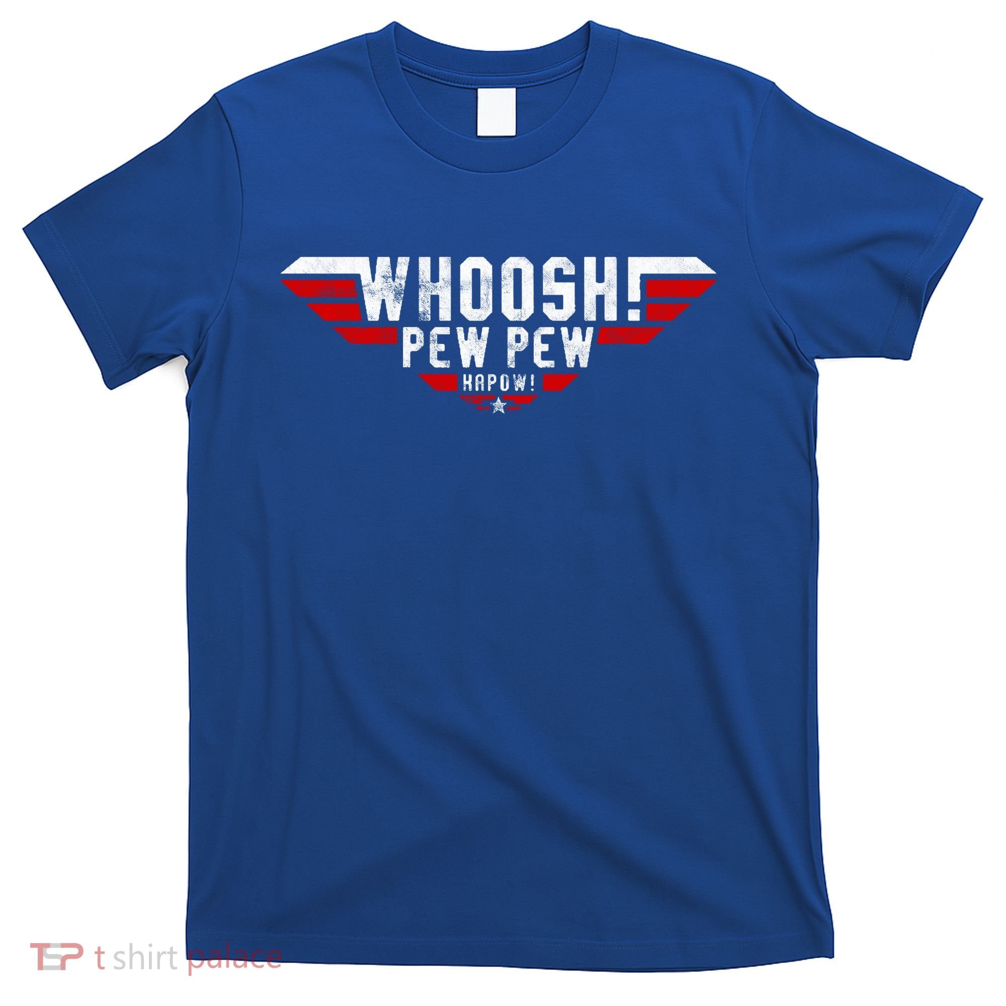 Whoosh! Pew Pew Funny Logo T-Shirt