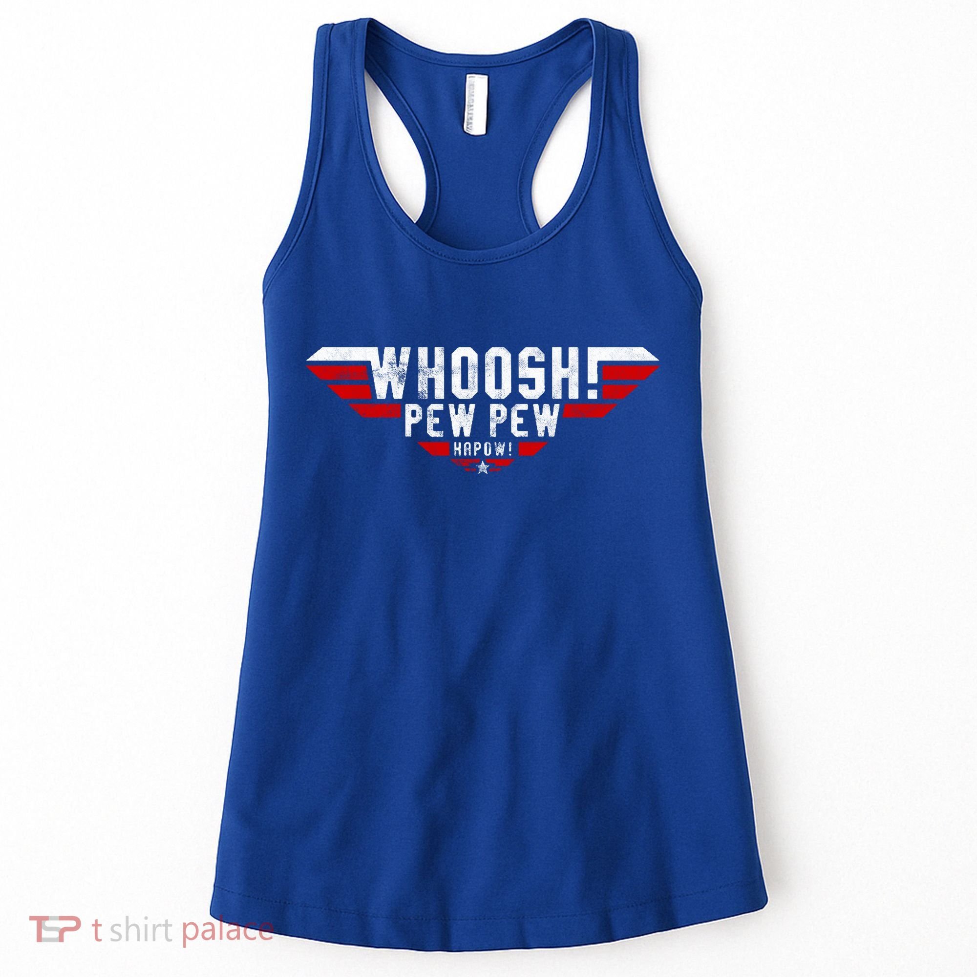 Whoosh! Pew Pew Funny Logo Women's Tank Top