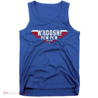 Whoosh! Pew Pew Funny Logo Tank Top