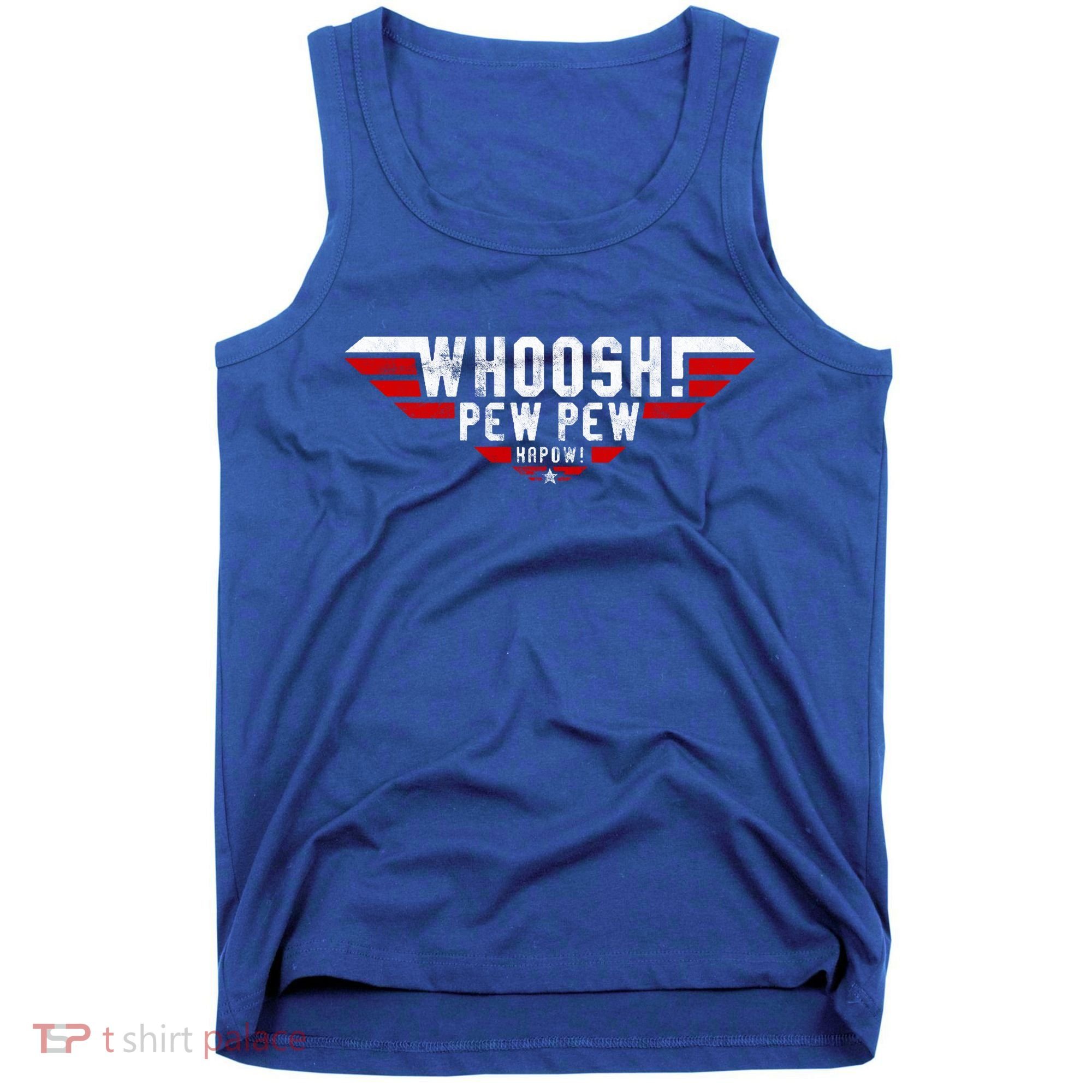 Whoosh! Pew Pew Funny Logo Tank Top