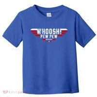 Whoosh! Pew Pew Funny Logo Toddler T-Shirt thumb 0