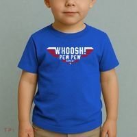 Whoosh! Pew Pew Funny Logo Toddler T-Shirt thumb 2
