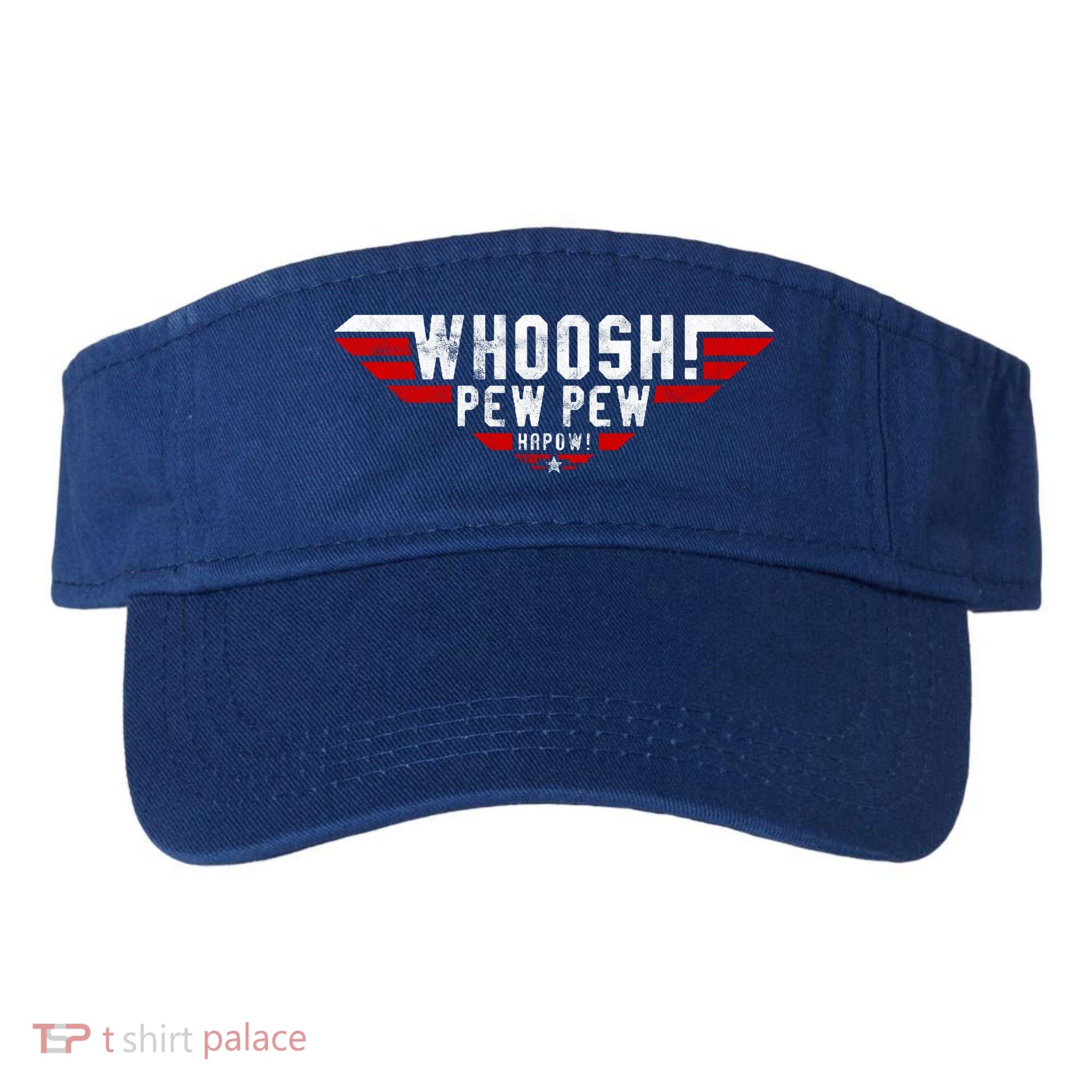 Whoosh! Pew Pew Funny Logo Visor