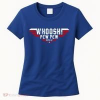 Whoosh! Pew Pew Funny Logo Women's T-Shirt thumb 0