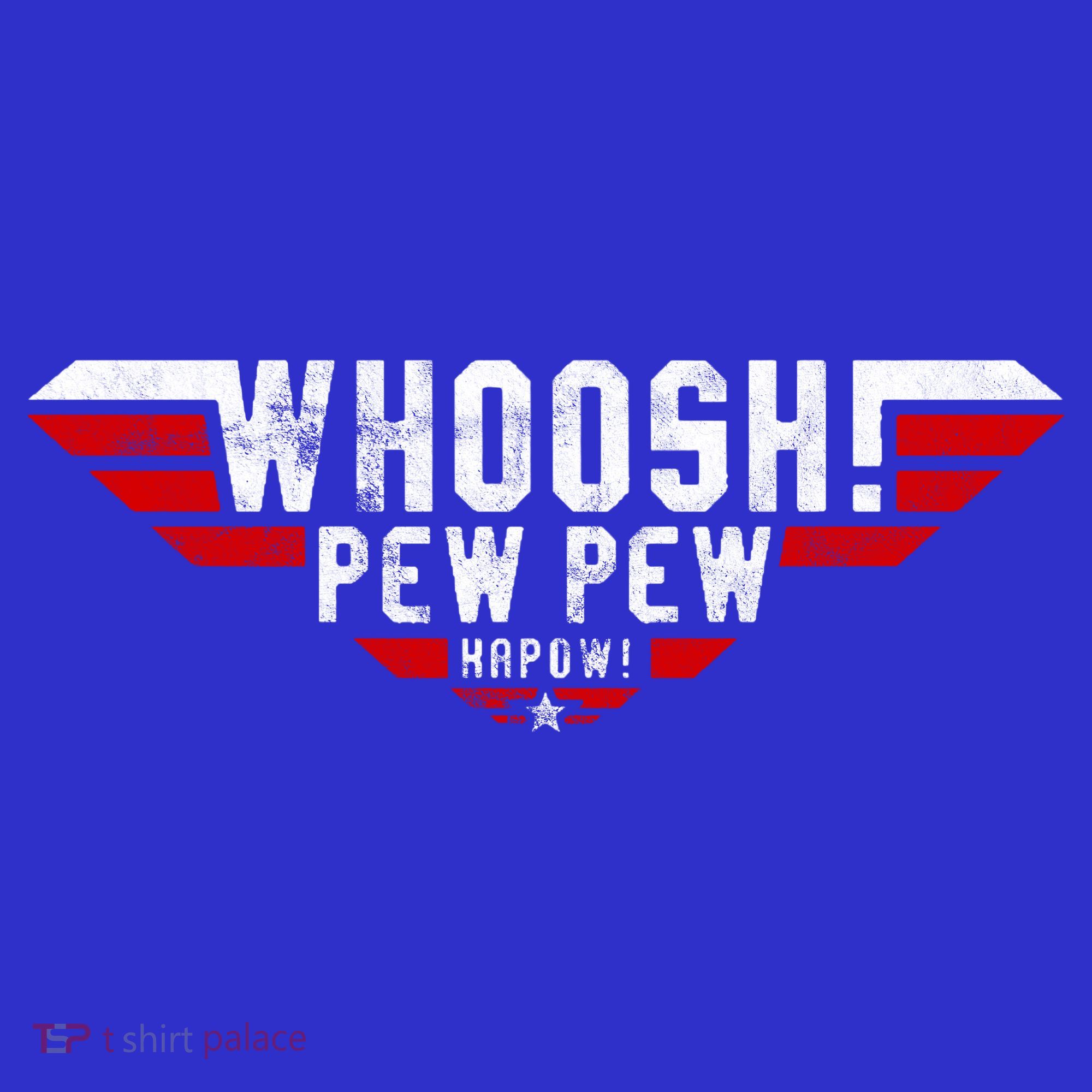 Whoosh! Pew Pew Funny Logo Women's T-Shirt