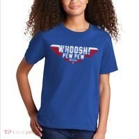 Whoosh! Pew Pew Funny Logo Kids T-Shirt thumb 2