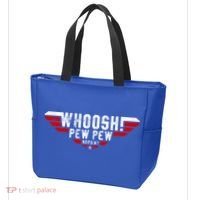 Whoosh! Pew Pew Funny Logo Tote Bag thumb 3