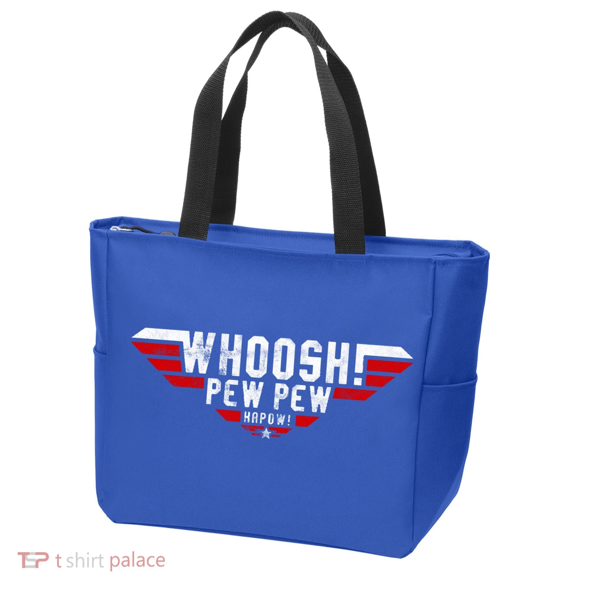 Whoosh! Pew Pew Funny Logo Tote Bag