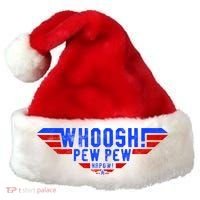 Whoosh! Pew Pew Funny Logo Santa Hat thumb 0