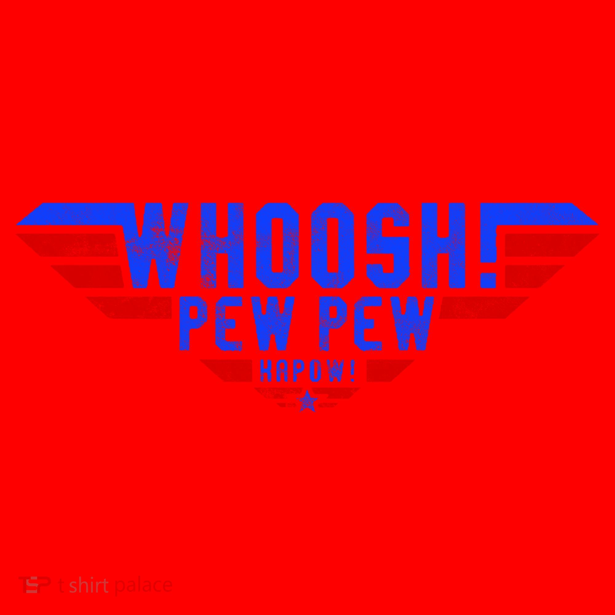 Whoosh! Pew Pew Funny Logo Santa Hat