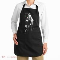 Wild Proud Panther With Cool Green Eyes Shows Apron thumb 2