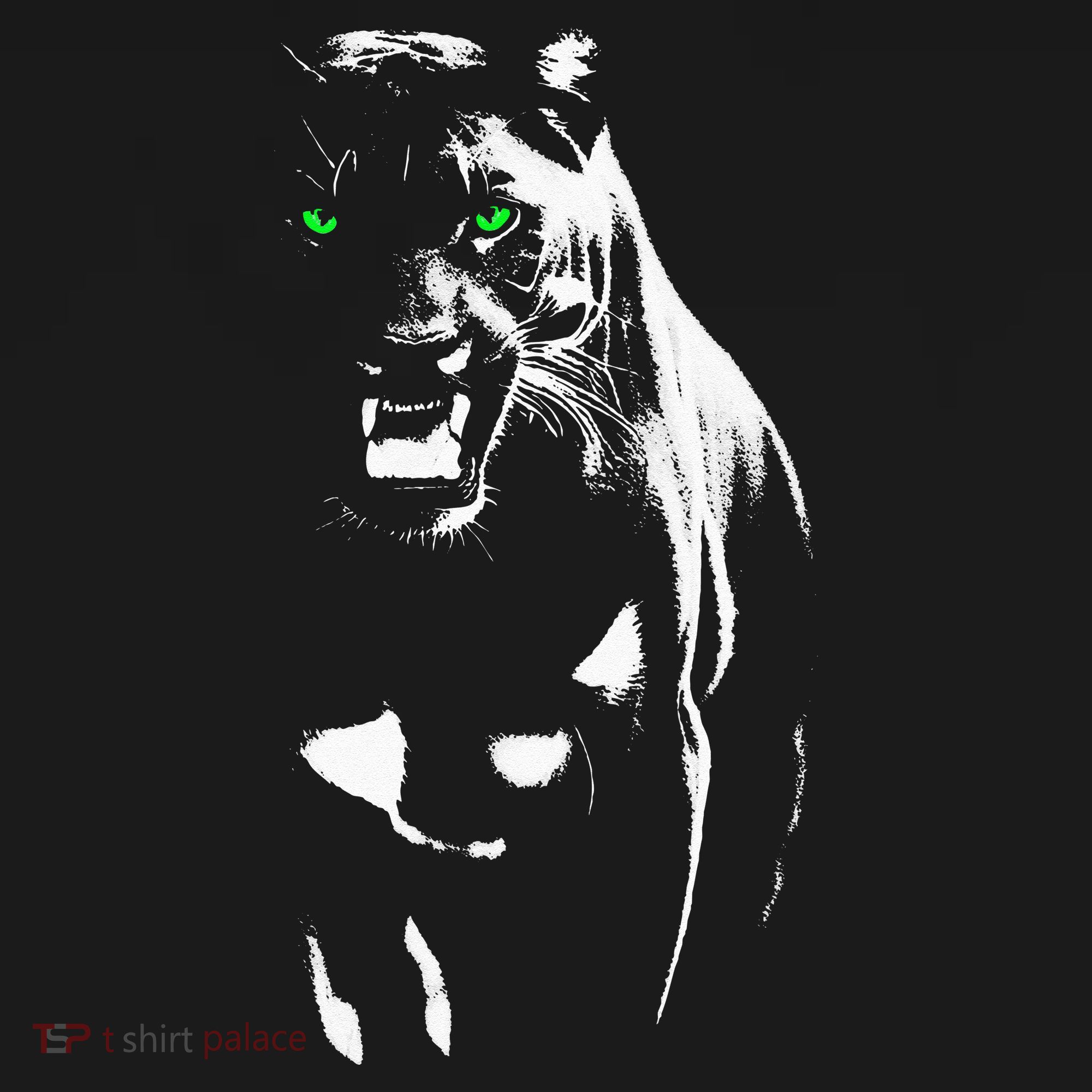 Wild Proud Panther With Cool Green Eyes Shows Sweatshirt