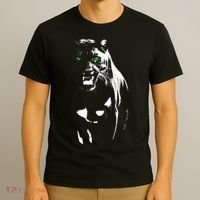 Wild Proud Panther With Cool Green Eyes Shows T-Shirt thumb 3