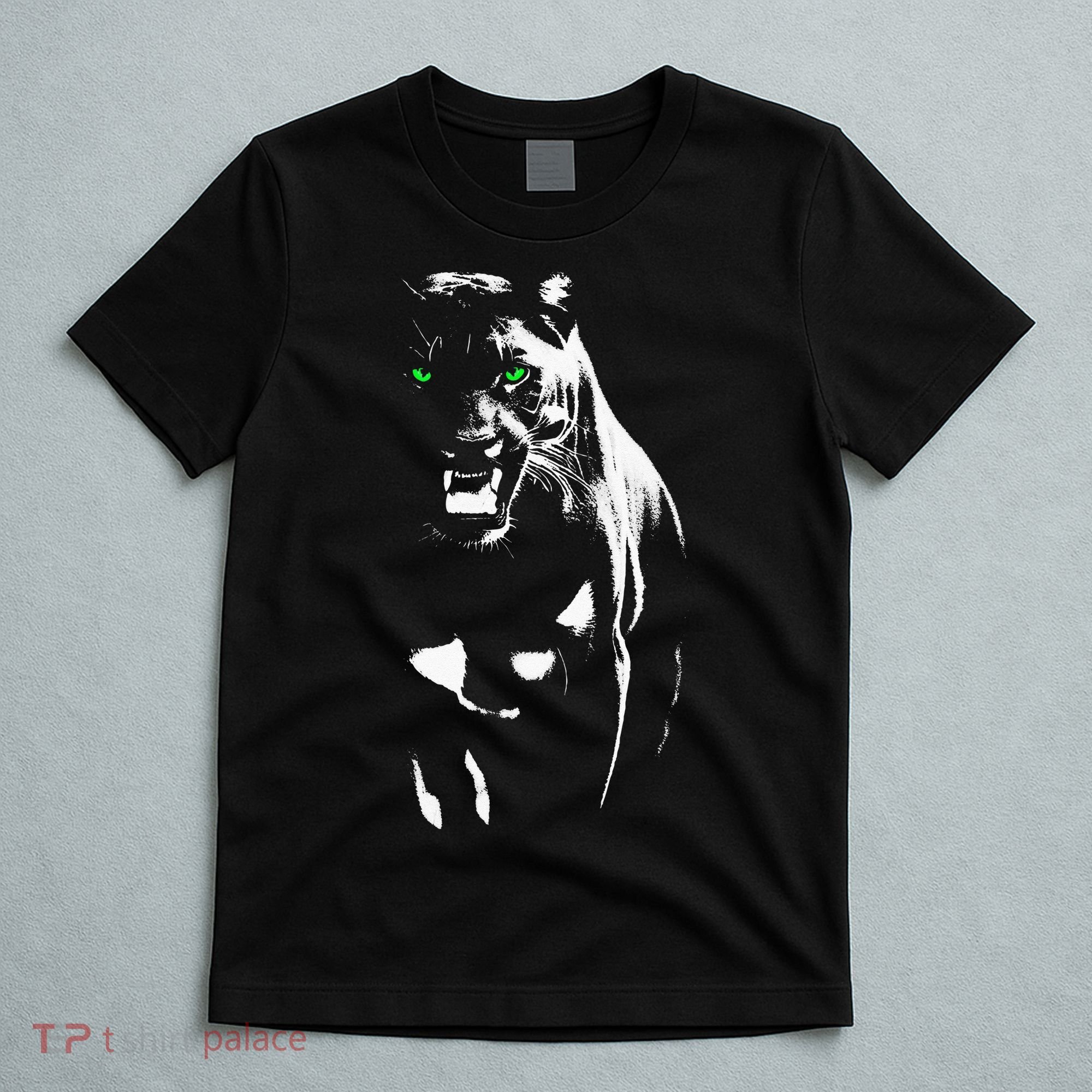 Wild Proud Panther With Cool Green Eyes Shows T-Shirt