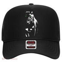 Wild Proud Panther With Cool Green Eyes Shows Hat thumb 0