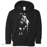 Wild Proud Panther With Cool Green Eyes Shows Toddler Hoodie thumb 0