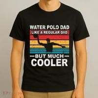 Water Polo Player Father Water Polo Sport Dad T-Shirt thumb 3