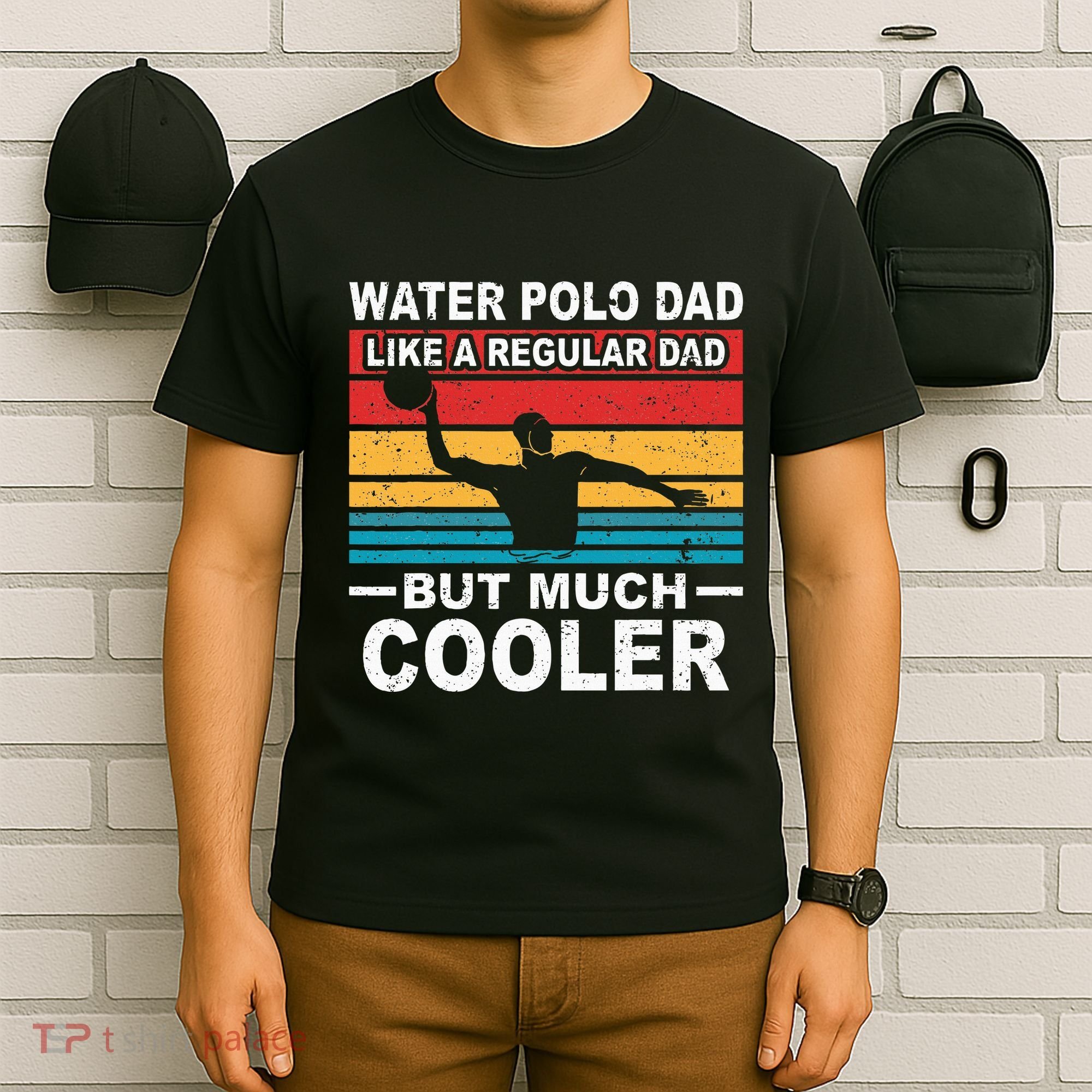 Water Polo Player Father Water Polo Sport Dad T-Shirt