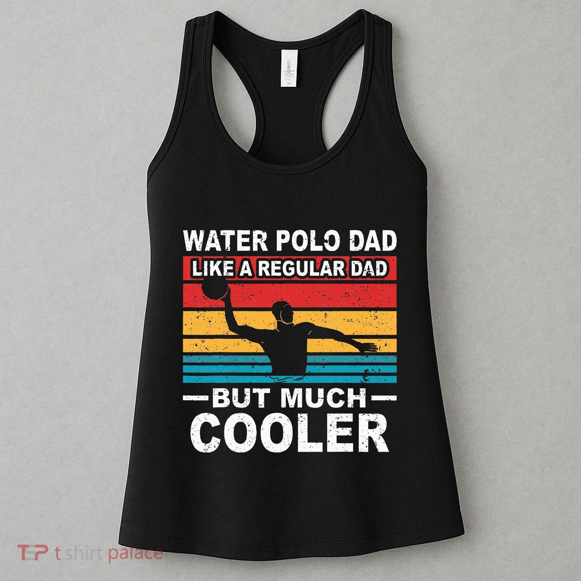 Water Polo Player Father Water Polo Sport Dad Women's Tank Top