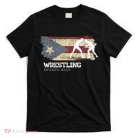 Wrestling Puerto Rico Combat Sports Player Wrestling T-Shirt thumb 0