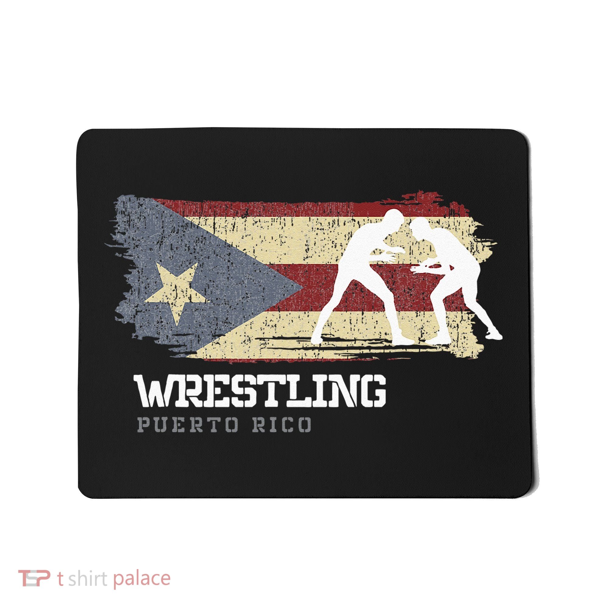 Wrestling Puerto Rico Combat Sports Player Wrestling Mousepad