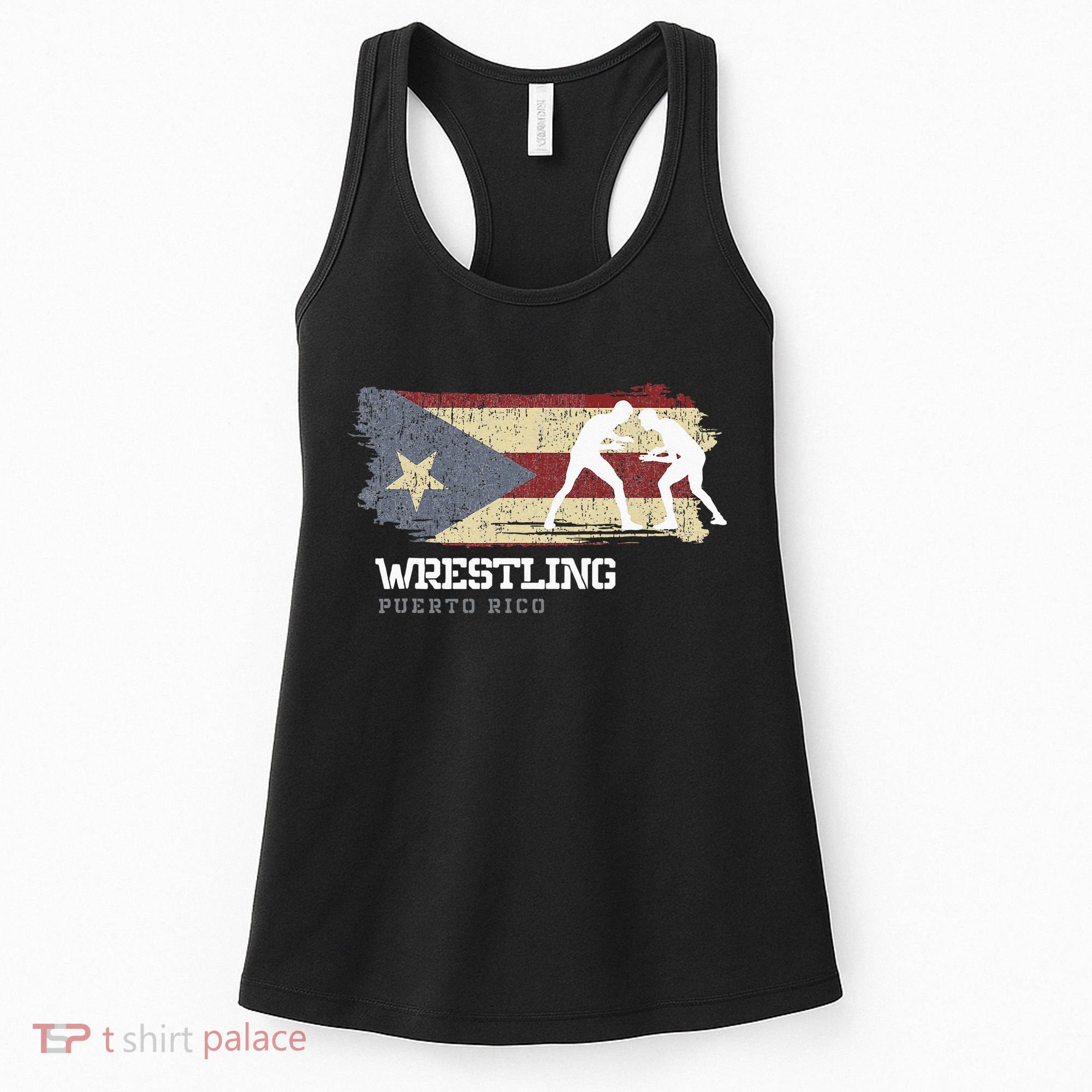 Wrestling Puerto Rico Combat Sports Player Wrestling Women's Tank Top