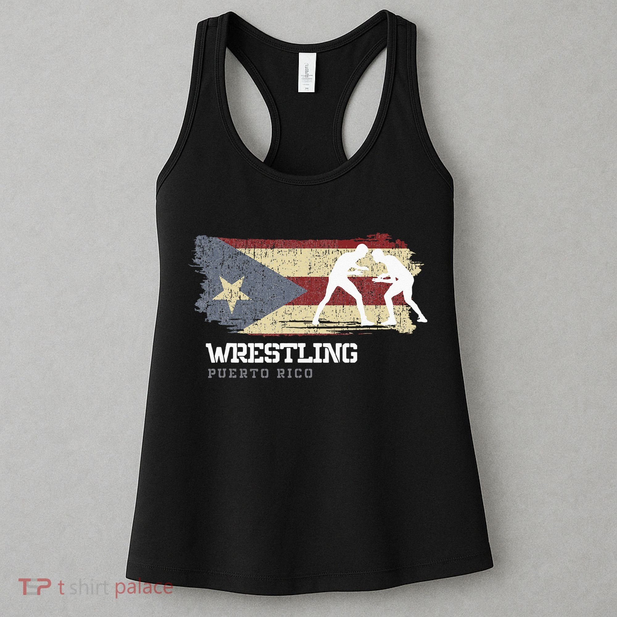 Wrestling Puerto Rico Combat Sports Player Wrestling Women's Tank Top