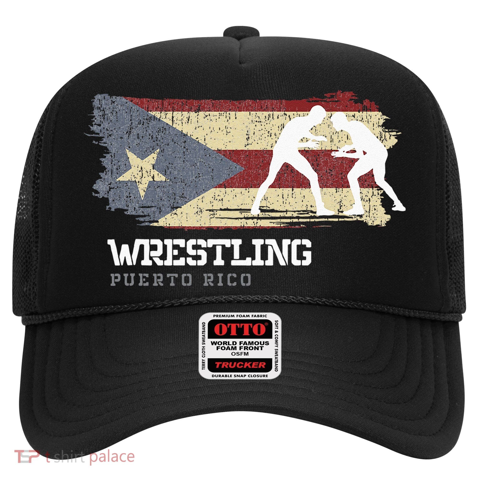 Wrestling Puerto Rico Combat Sports Player Wrestling Hat