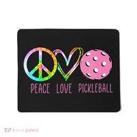 Womens Pickleball Retired Ladies Peace Love Pickleball Mousepad thumb 0